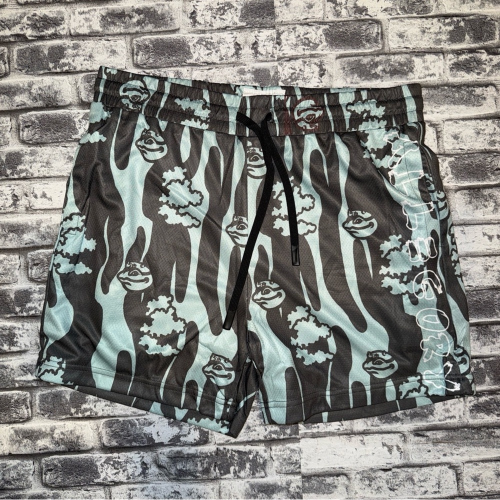 Allegory Men’s Fashion Gym Anime Skater Streetwear Shorts Size large
